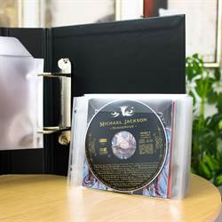 CD bundle - 100 Single CD sleeves, 4 DVD binders
