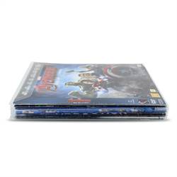 DVD sleeves for DVD storage - space for cover - 100 pcs.