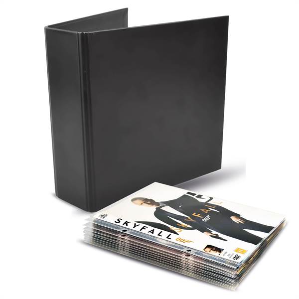 DVD bundle - 100 Single DVD sleeves, 4 DVD binders