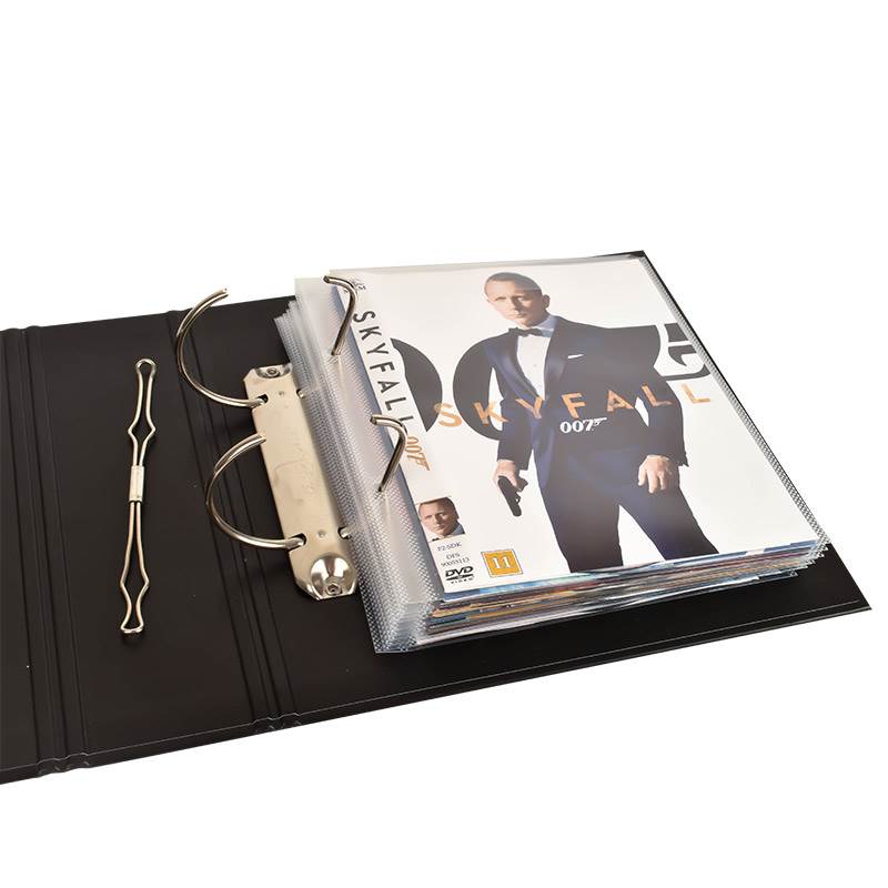 CheckOutStore 1000 White CD/DVD Half Sheet Storage Binder Filing Sleeve &  Booklet