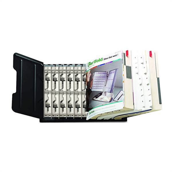 Tarifold Catalog Rack Starter Set, 12 Sections