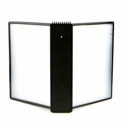 Tarifold Easy-Load Wall Display Unit With 10 Black-Framed Display Pockets