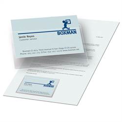 Top loading Self-Adhesive Business Card Pockets - 1000 pcs.