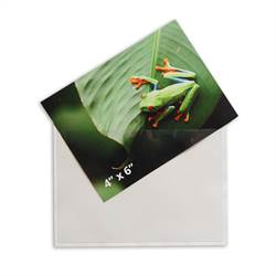 Self-adhesive Poly Pocket, Top Opening 4” x 6” - 100 pcs.